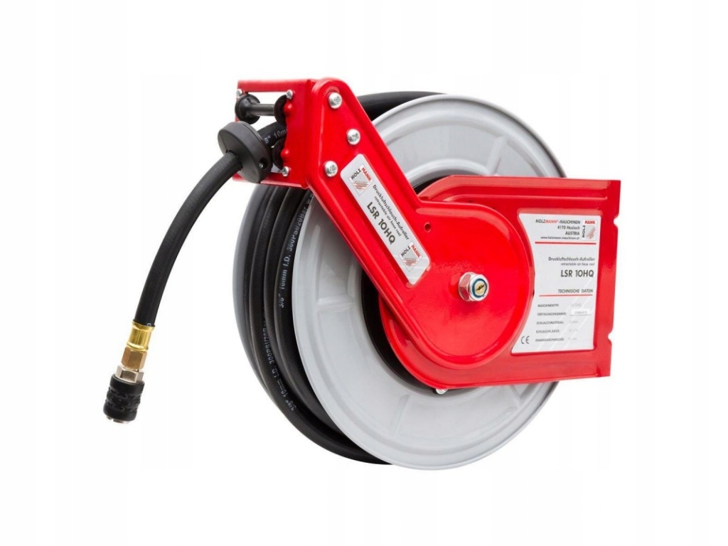 WĄŻ PNEUMATYCZNY ZWIJACZ HOLZMANN LSR10HQ 10m+1m