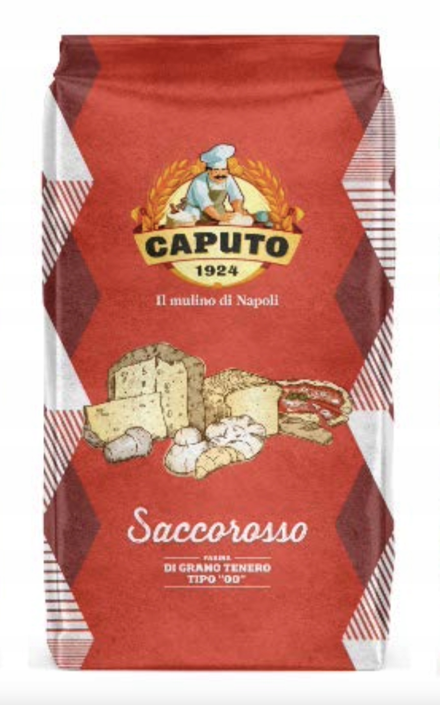 (dp) Mouka 25 kg Caputo Saccorosso červená