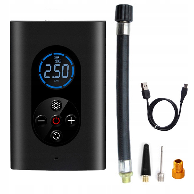 KOMPRESOR SAMOCHODOWY BEZPRZEWODOWY 150PSI LED LCD Kod producenta 05512