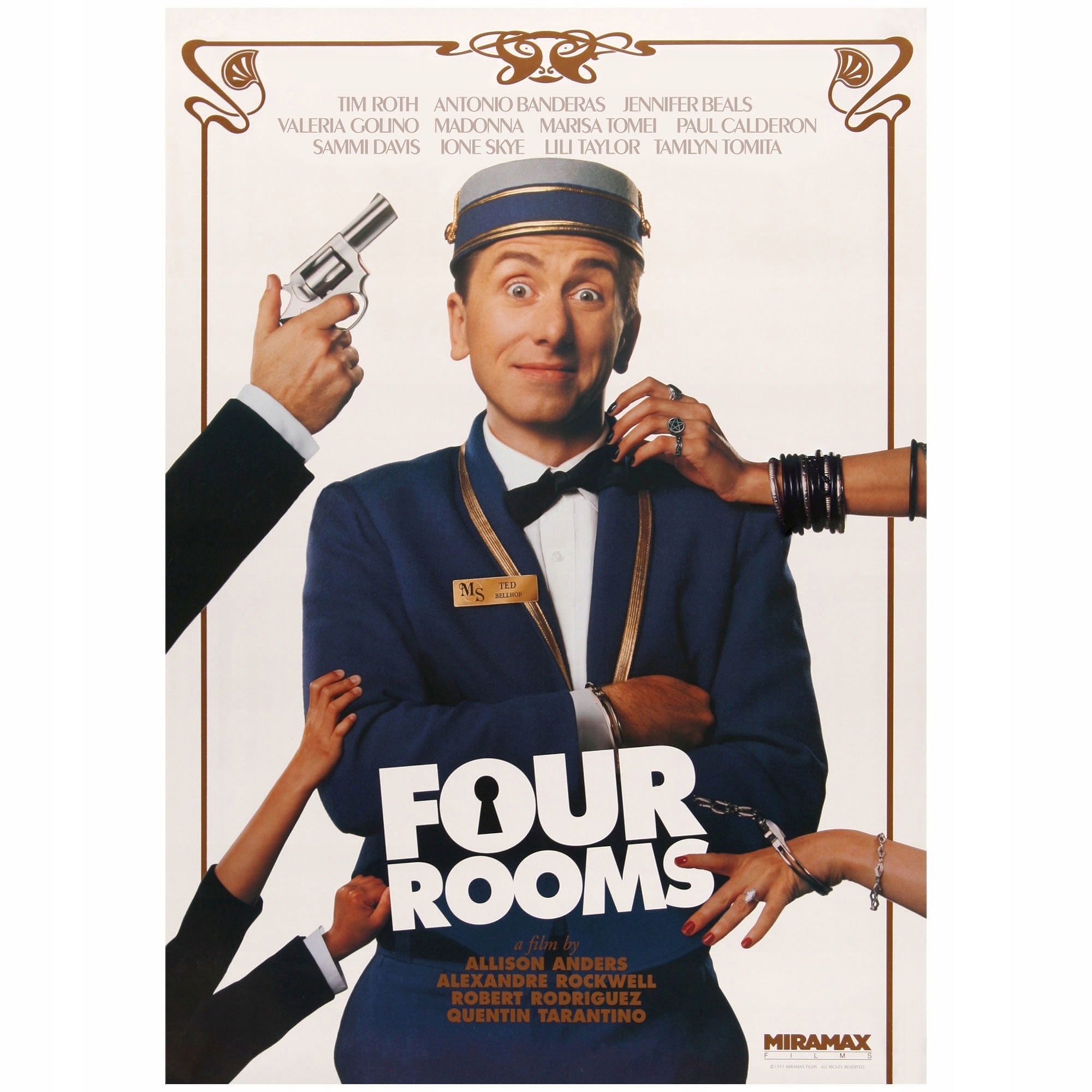 

Plakat Cztery Pokoje Four Rooms Tarantino