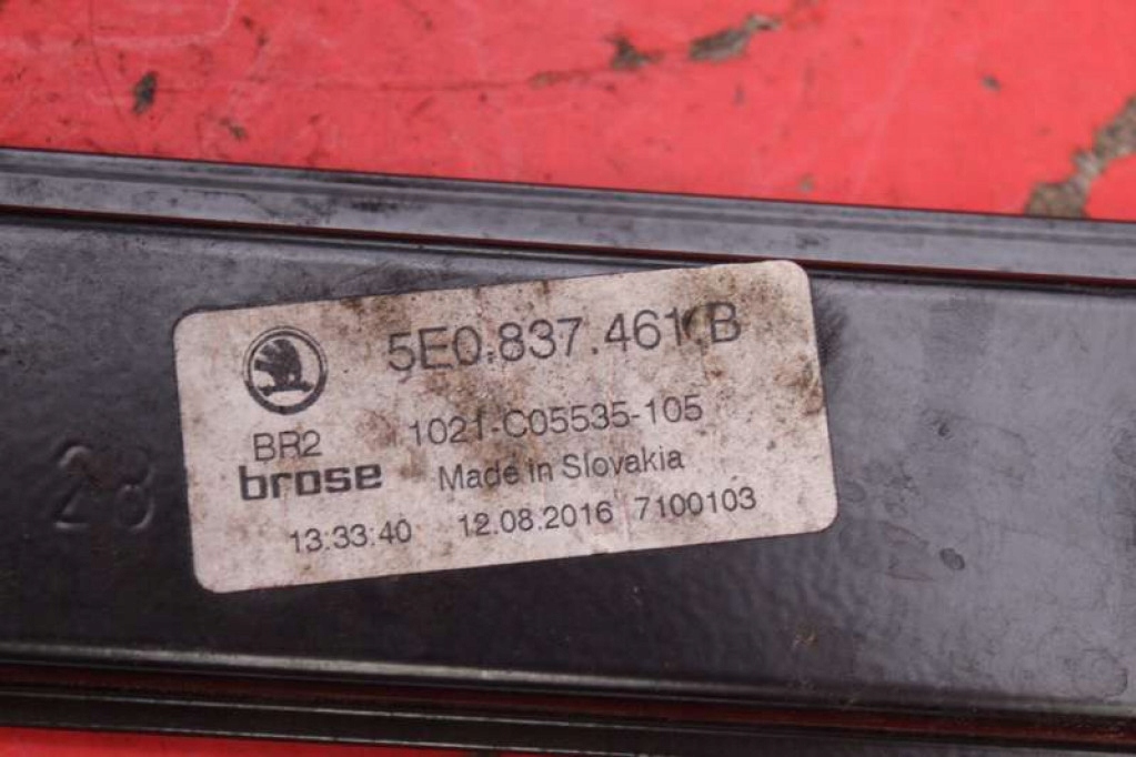 window regulator left front EU 5E0837461B SKODA OCTAVIA 3 III 13-17