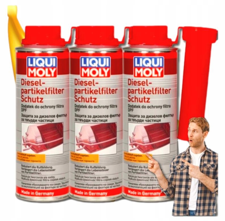 Liqui Moly 3 X Dodatek Do Paliwa Do Ochrony Filtra Dpf 250 ML 2650 5148