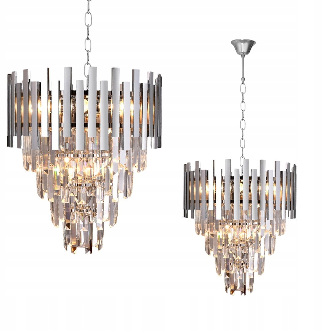 Żyrandol Aspen II Chrome 9xE14 ML5997 Milagro