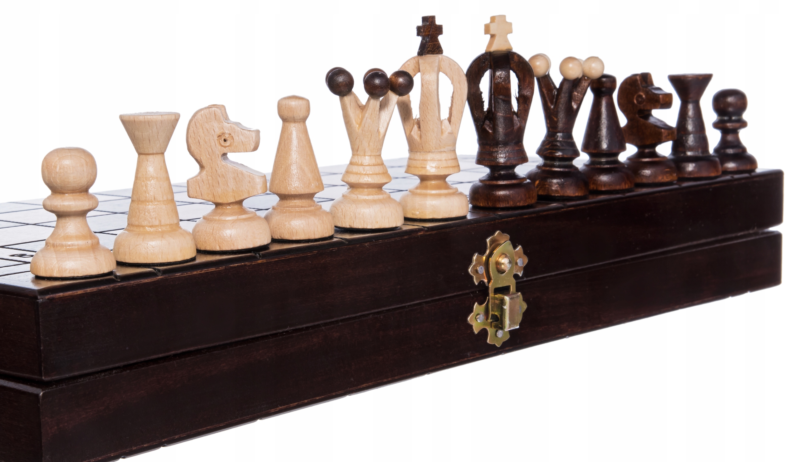 SZACHY WARCABY DREWNIANE BACKGAMMON TRYKTRAK 35 cm Producent Chesscheck