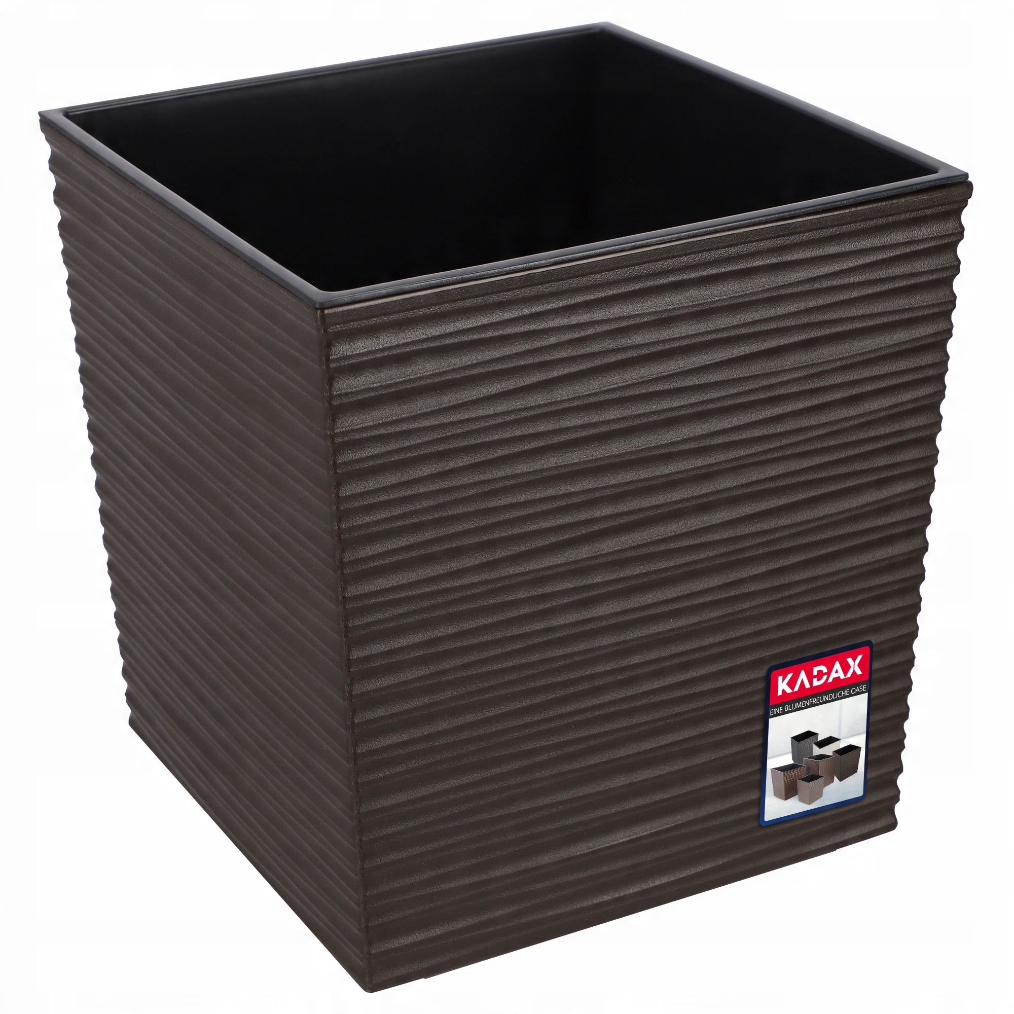 

Doniczka Osłonka Na Kwiaty Z Wkładem Mokka 30 cm