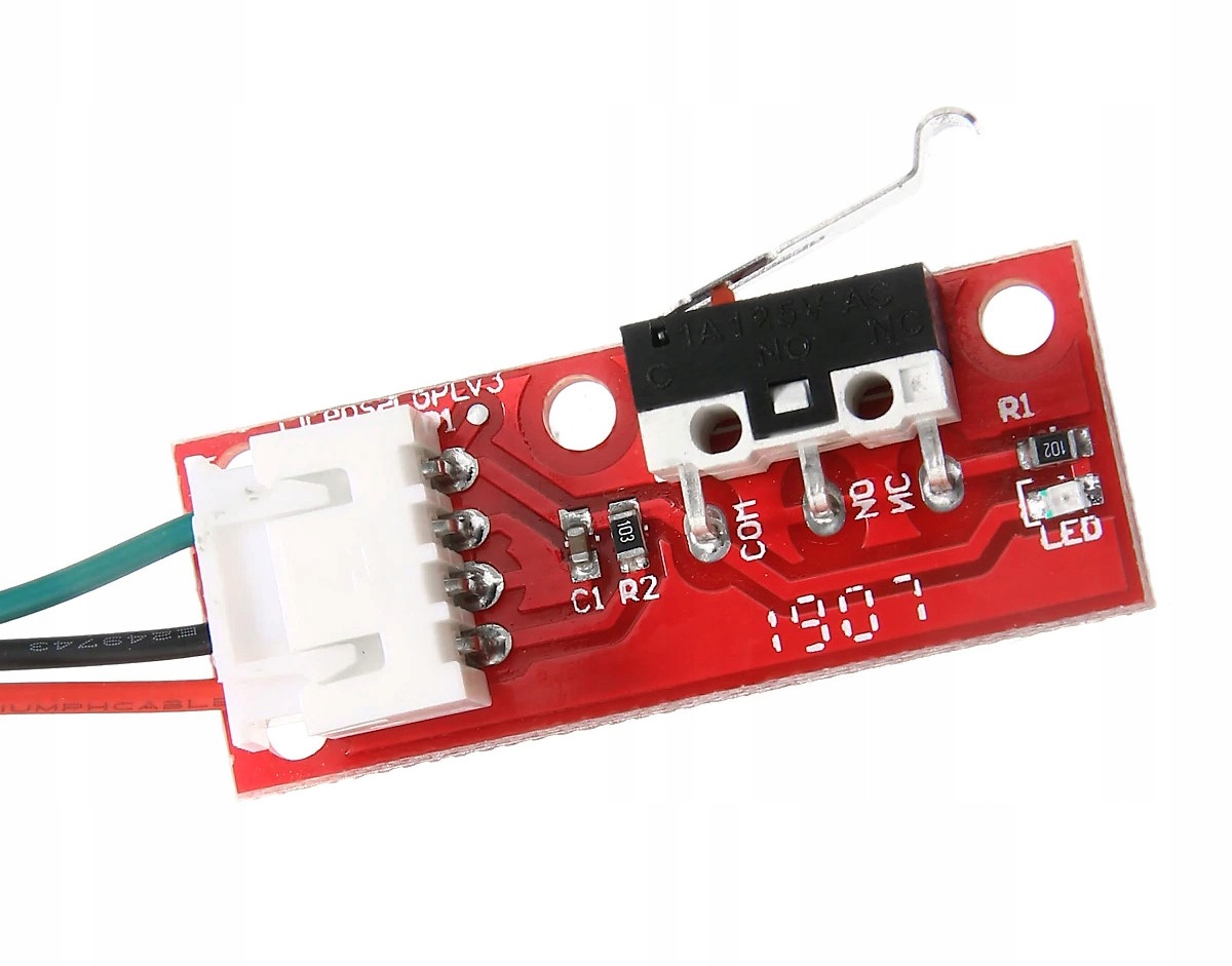 

przełącznik krańcowy na płytce 3D Cnc