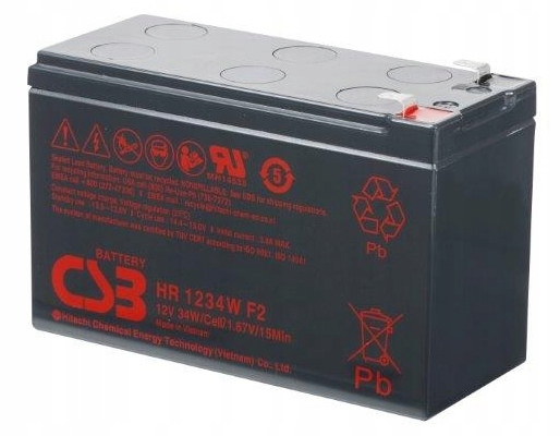

Akumulator Agm Csb Hr 1234 WF2 (12V 9Ah)