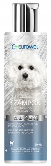 Šampon Pro Psa Bílá Rozjasňující Srst Pro Světlé Psy 200 ML