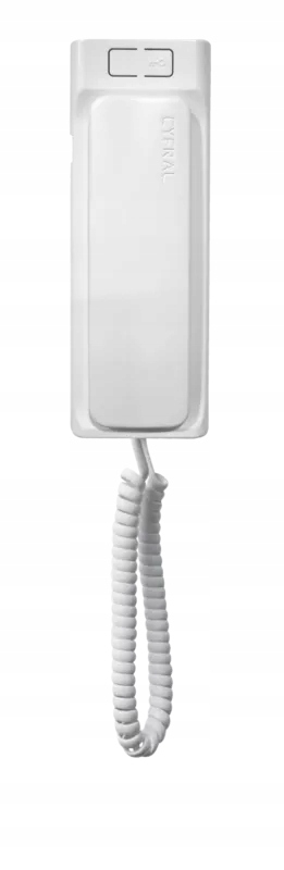 Unifon Słuchawka Baltic 5D Cyfral Dwuprzewodowa Cyfrowa Biała