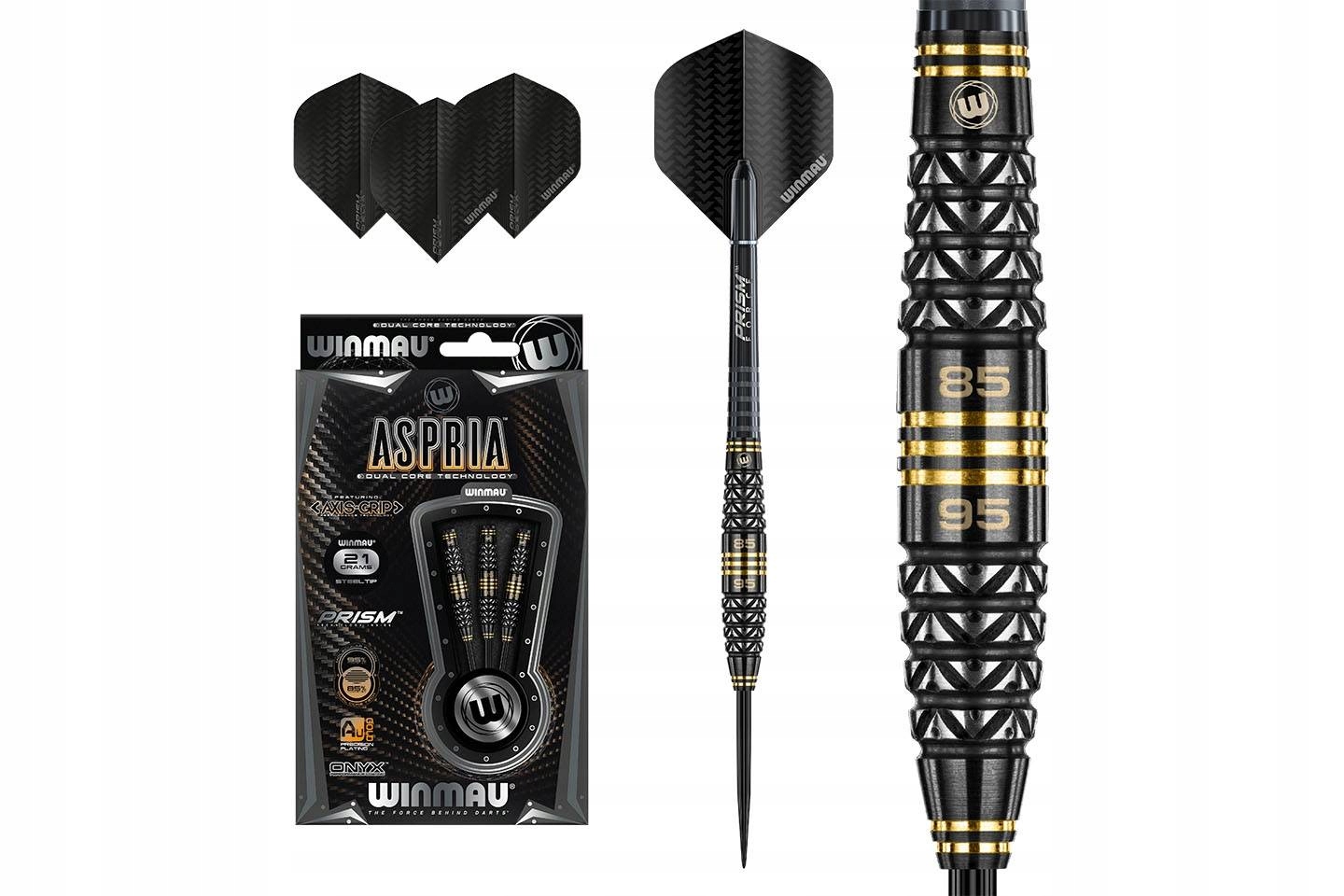 Aspria 95/85% Dual Tungsten Darts waga 21 g.