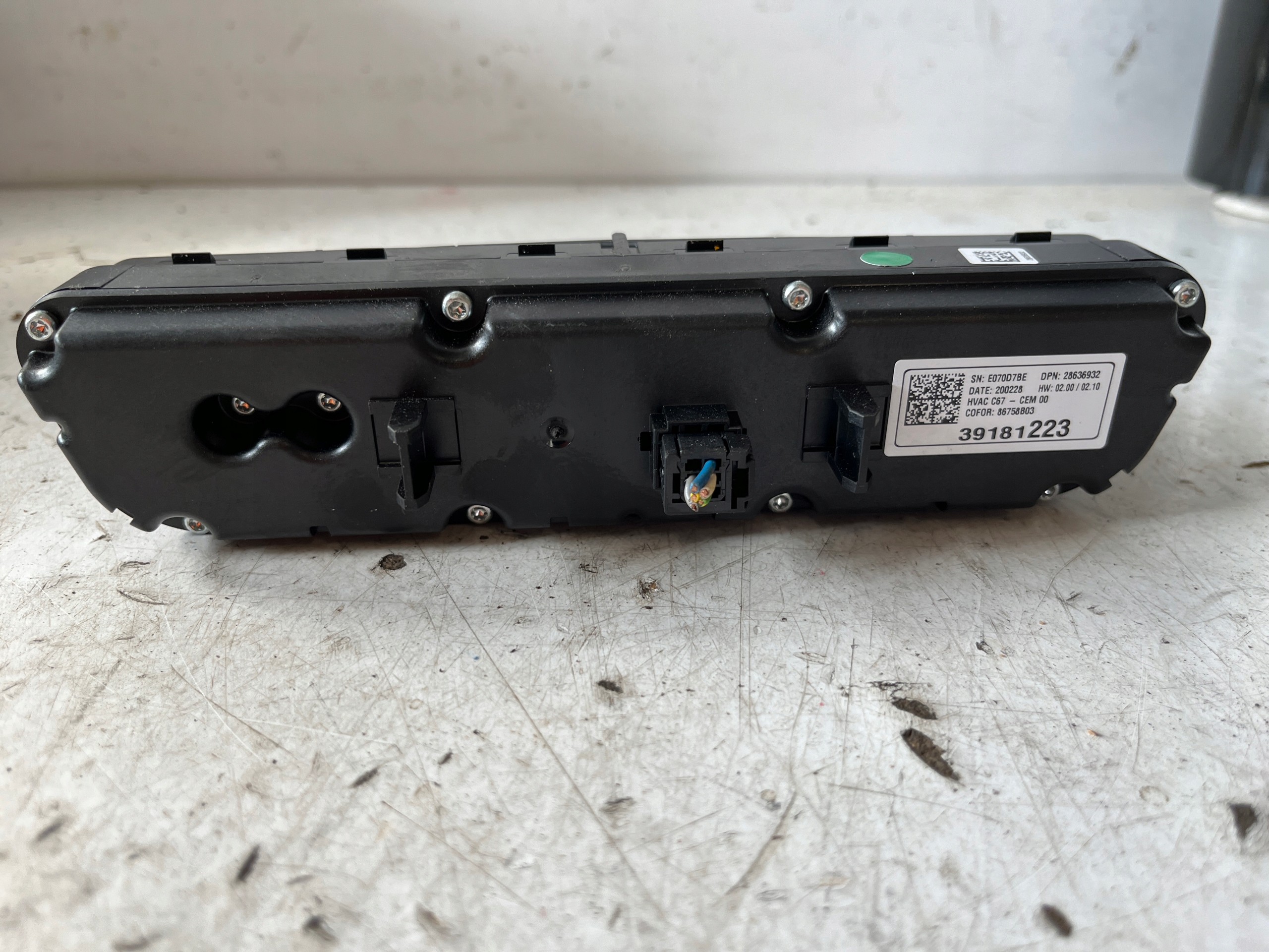 OPEL CORSA F Unite commande clima Manuel KLIMA Chauffé Sièges 39181223