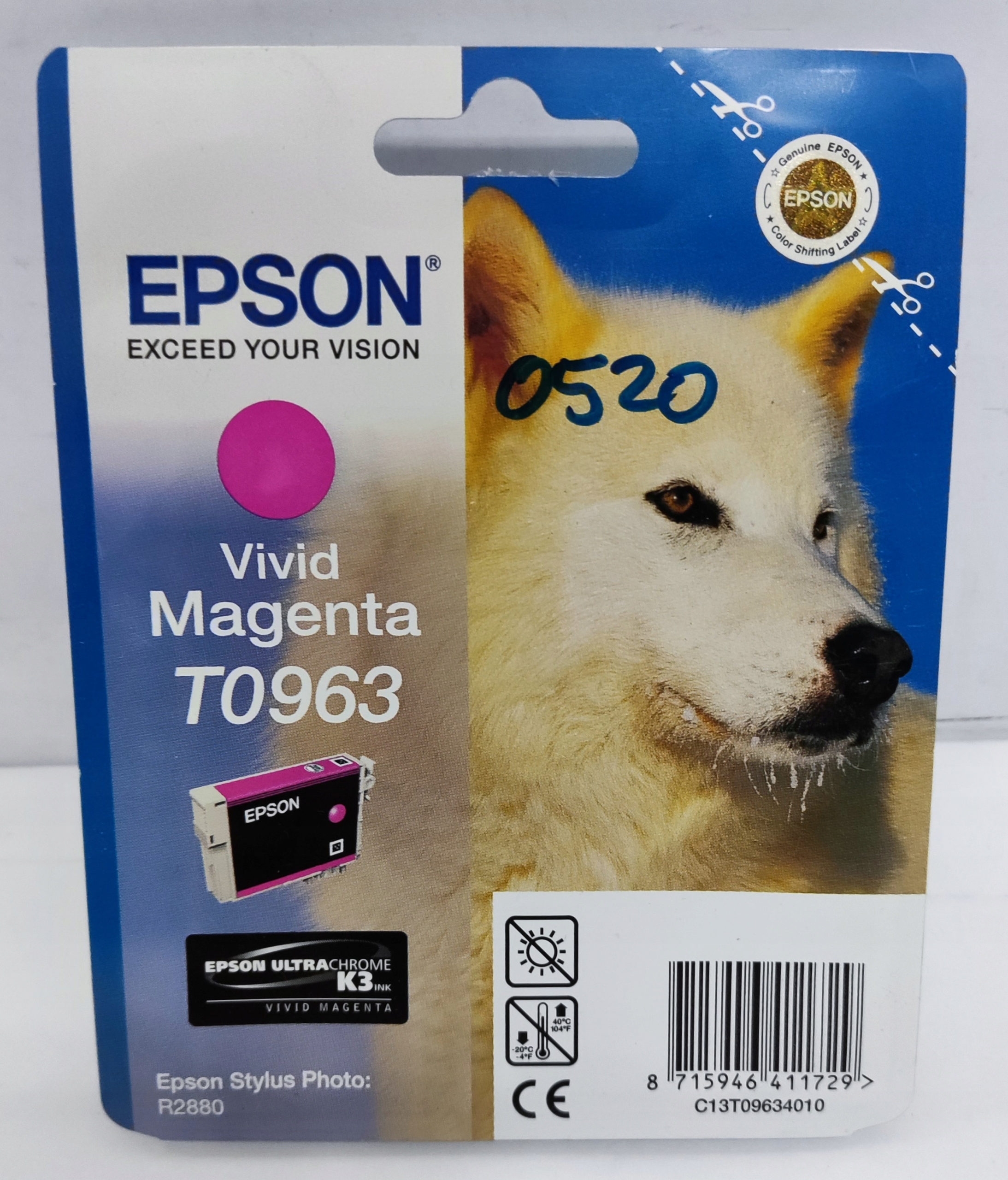 Epson Tusz Vivid Magenta T0963 R2880 Oryginalny