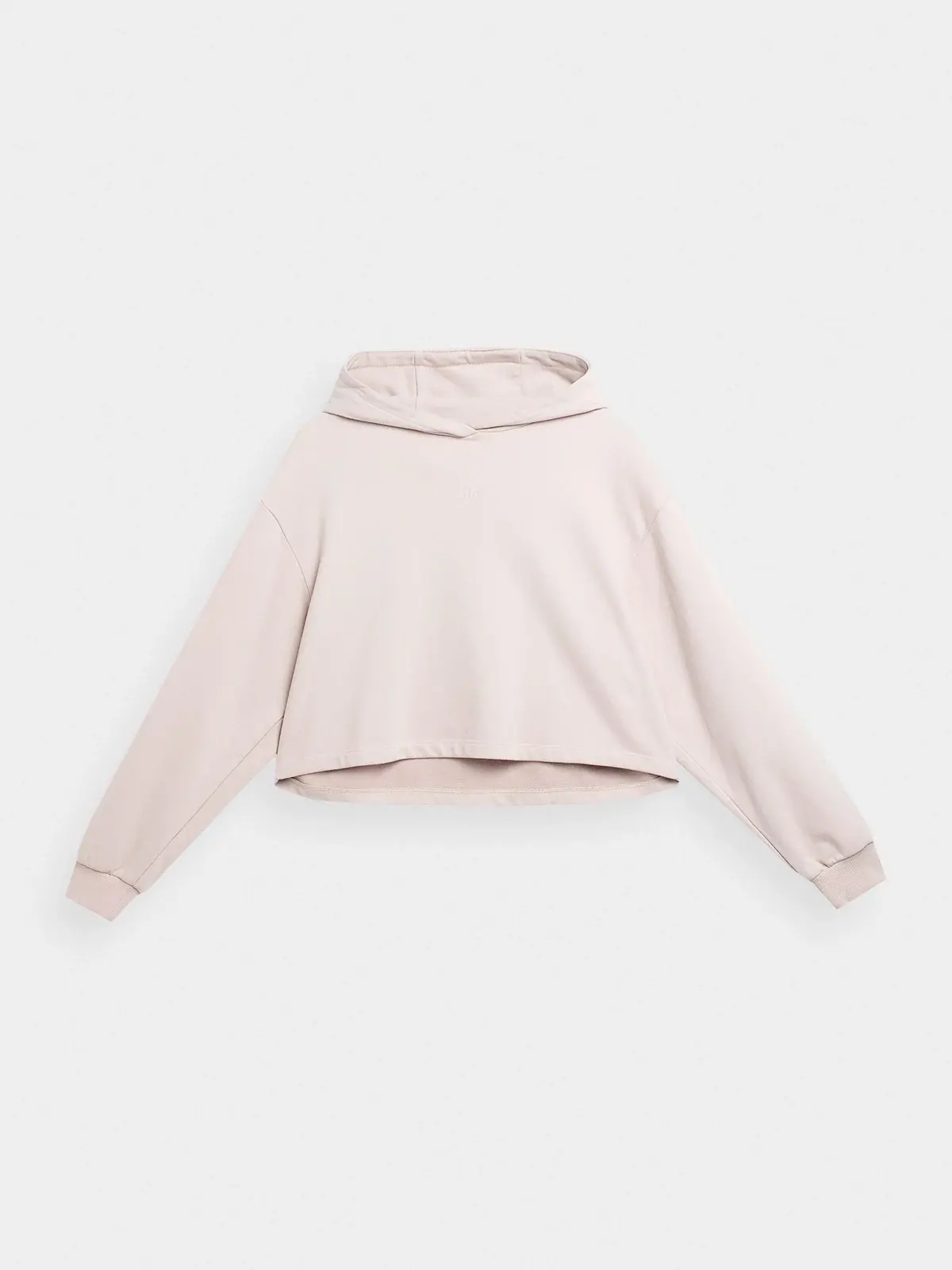 BLUZA DAMSKA 4F DRESOWA Z KAPTUREM SPORTOWA KRÓTKA SS23F244 Kolekcja wiosna lato 2024