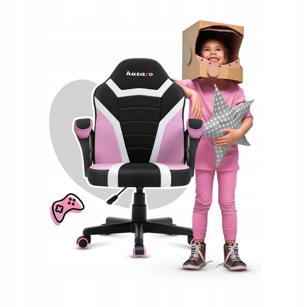 Herní židle pro dítě HZ-Ranger 1.0 pink msh
