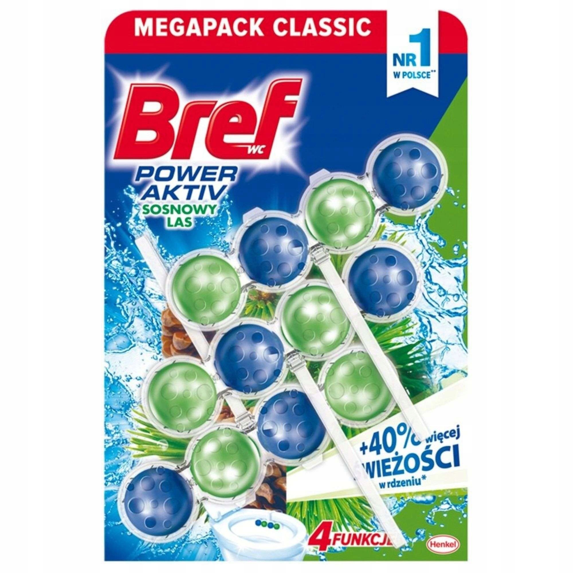 

Bref Power Aktiv Sosnowy Las Zawieszka do Wc 3x50g