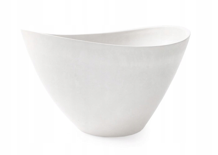 

Biała Donica Z Kompozytu W Kształcie Łódki 41cm