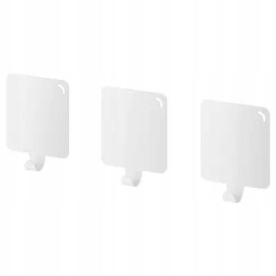 

Hak Metalowy Malowany samoprzylepny, Biały Ikea