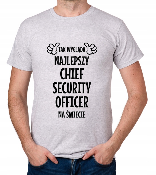 

koszulka Najlepszy Chief Security Officer prezent