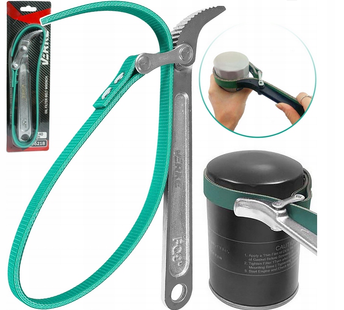 Klucz Paskowy Taśmowy Do Odkręcania Filtra Oleju Pasek Filtrów Rur 60-140mm-Zdjęcie-0