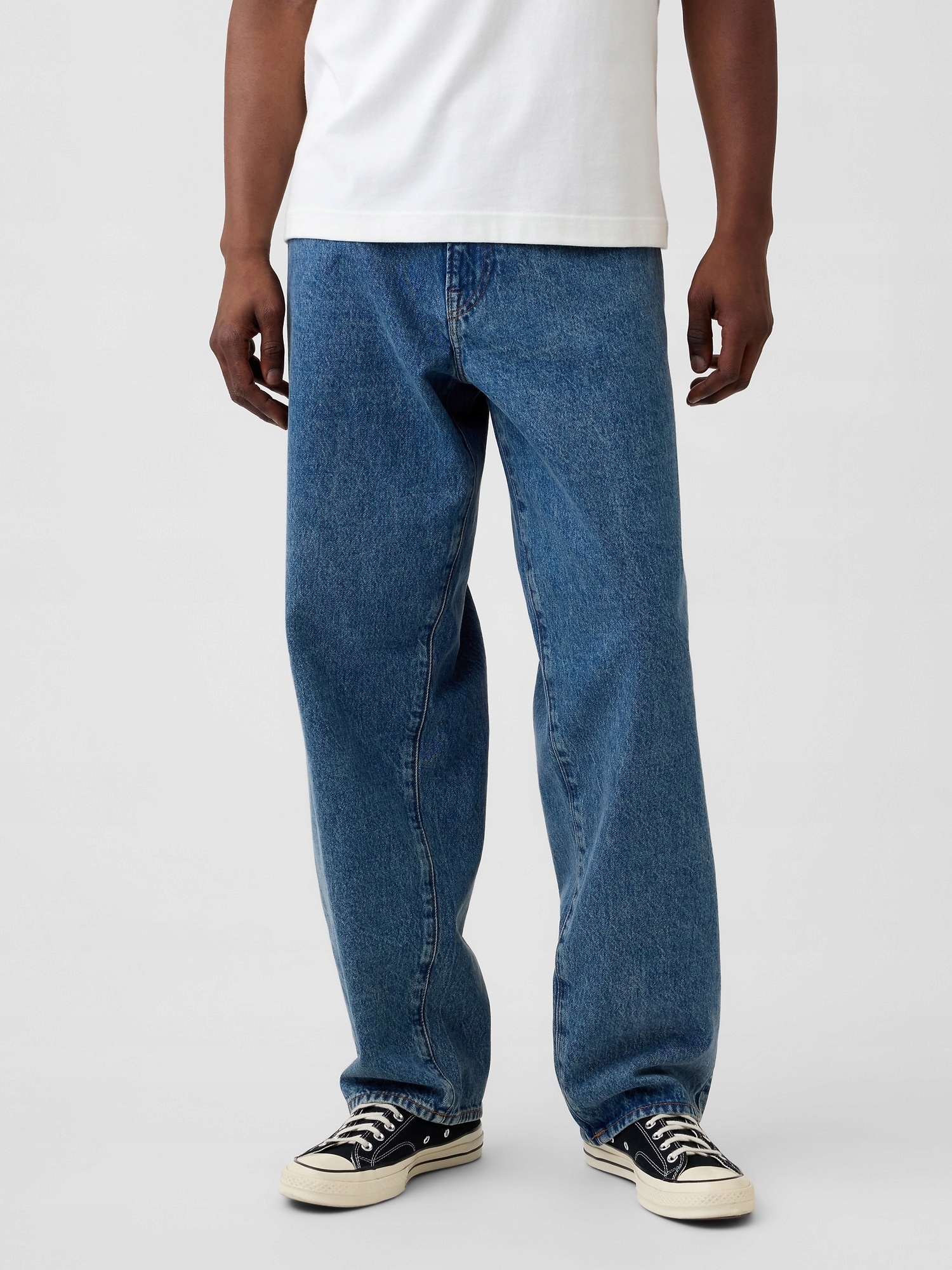 Gap Džíny Baggy Fit modrá