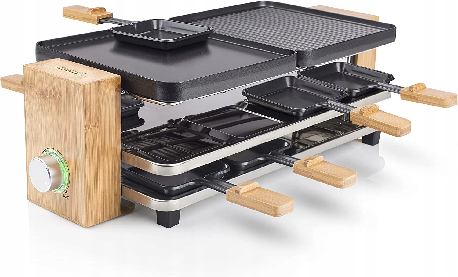 GRILL RACLETTE ELEKTRYCZNY 1200 W Princess Pure 8 Model PURE 8