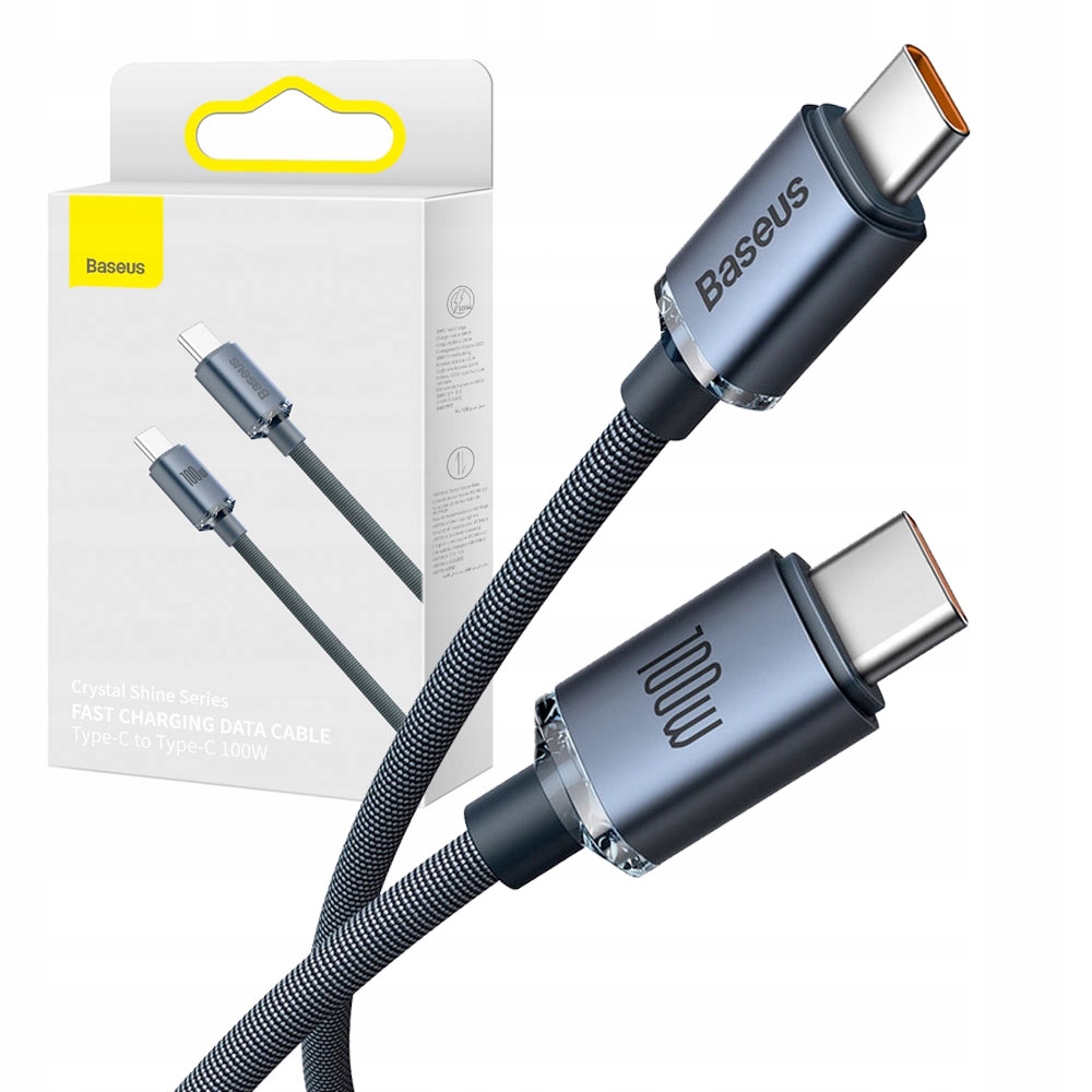 

Baseus Szybki Kabel Usb-c/usb-c 100W 1,2m Mocny