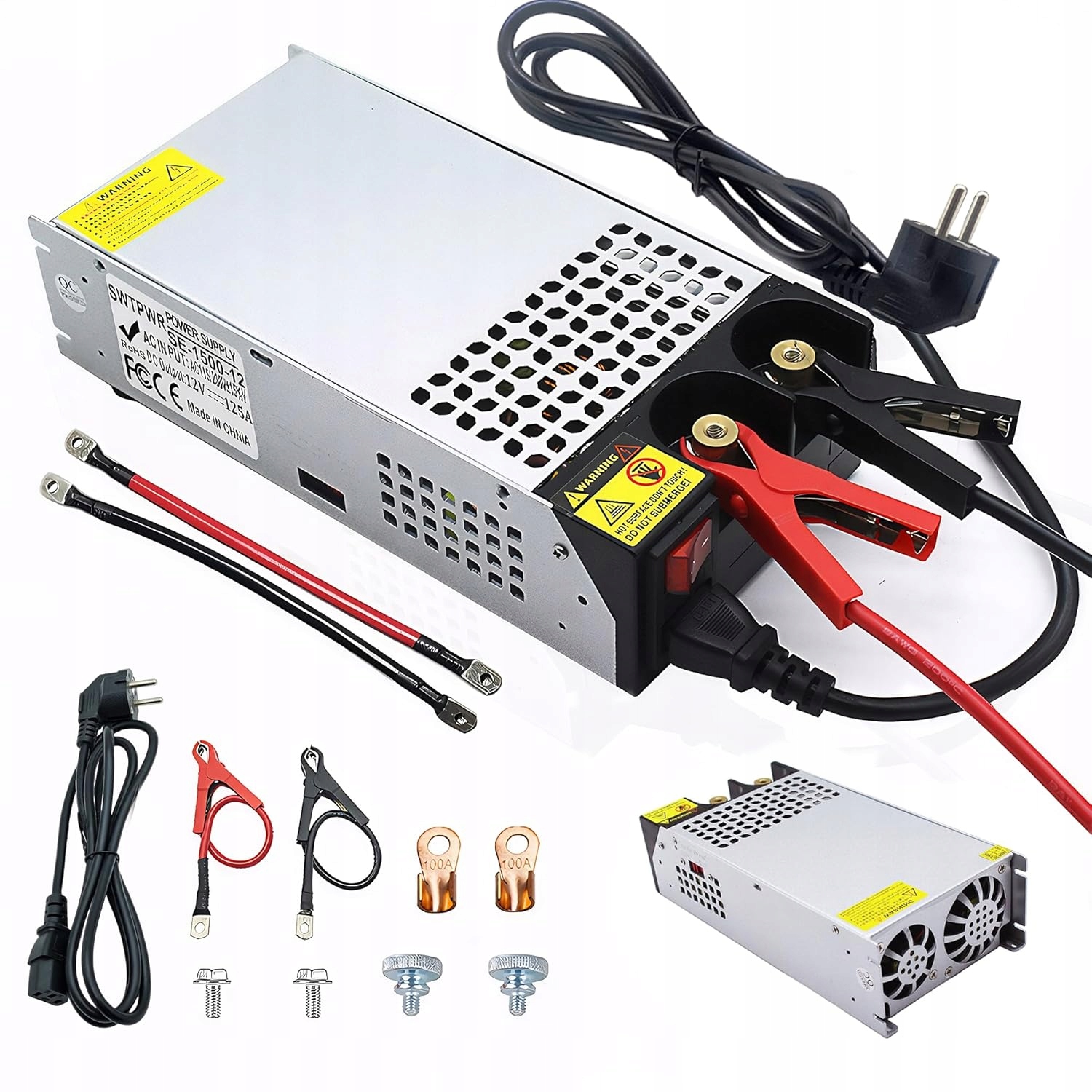 Ulepszony zasilacz Ac na DC 12 V 100 A 1200 W zasilacz 230 V