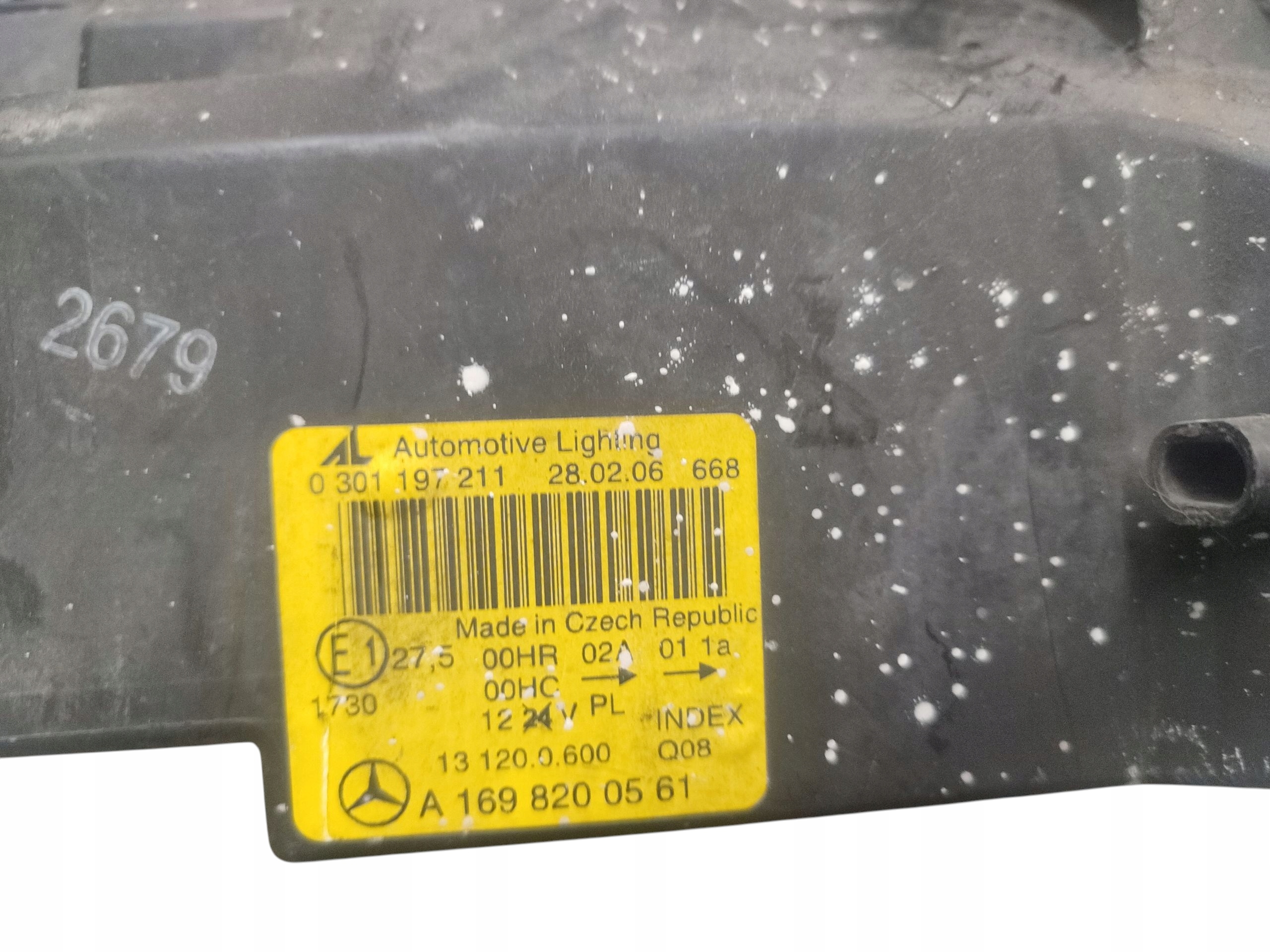 light REFLEKTOR left front MERCEDES A W169 (2004-2008) A1698200561 EUROPA