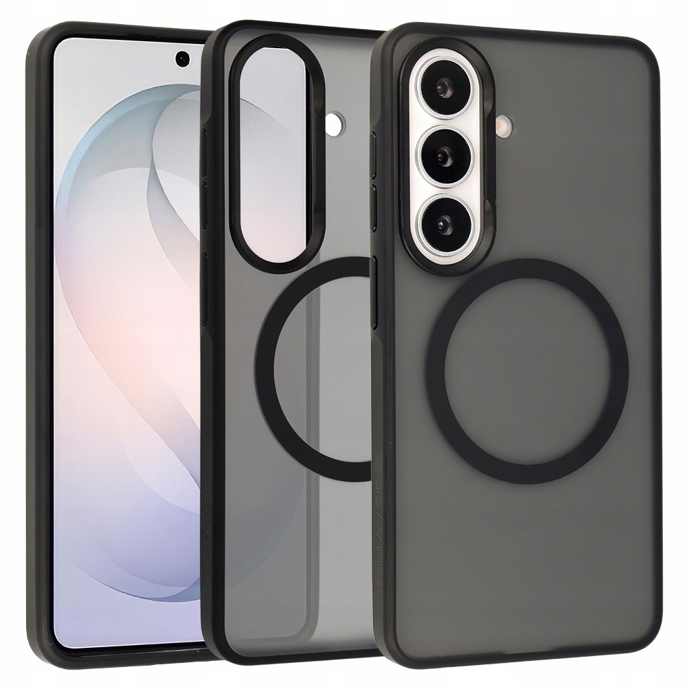 Etui do Samsung Galaxy S26 Plus Liavec Soft Case Metal Frame czarny