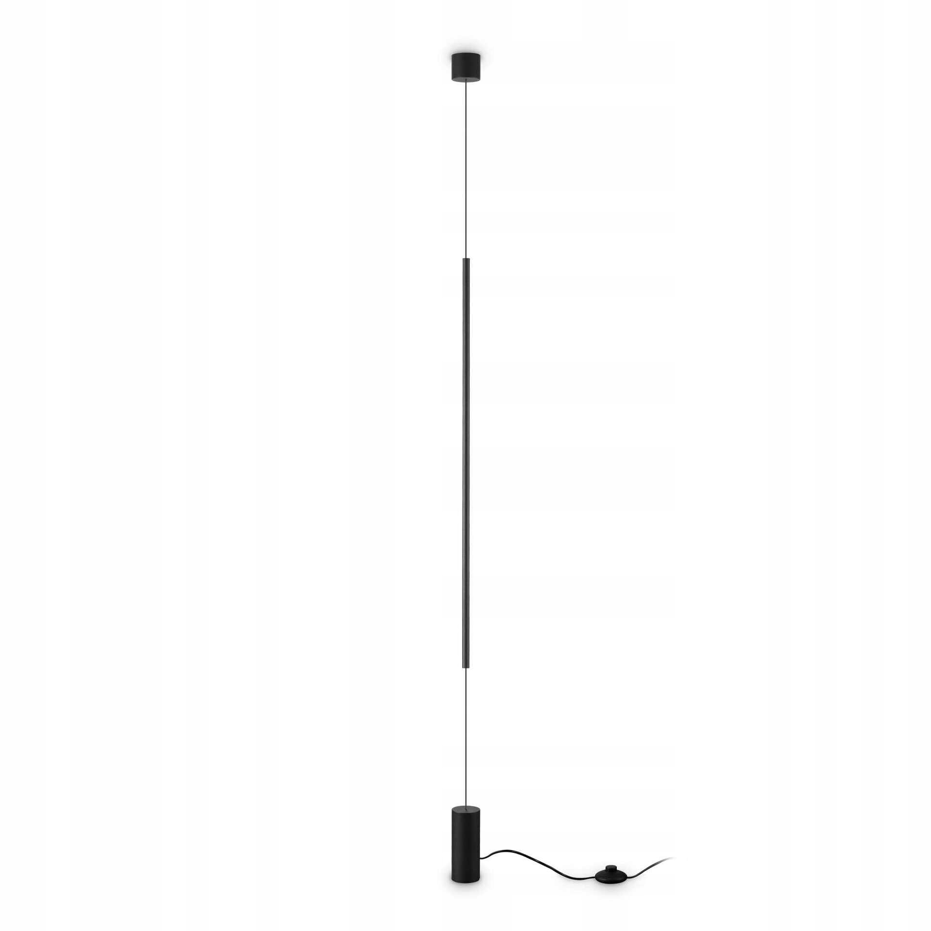 Nástenné svietidlo Ideal Lux Filo čierne 15W 1900lm 3000K