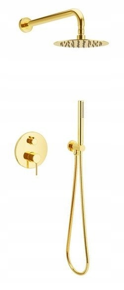 Podomietková sprchová súprava Pi zlatá
