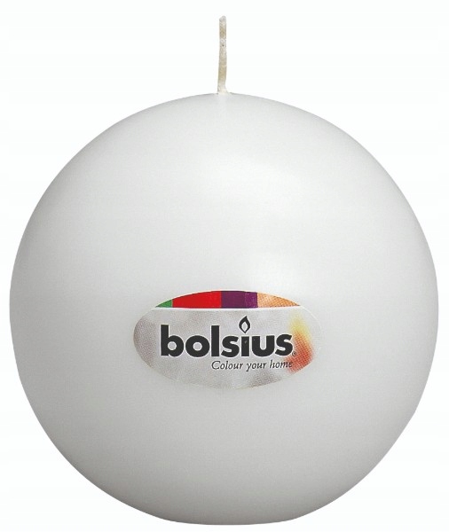 

Bolsius Świeca Kula 70 mm biała A'1