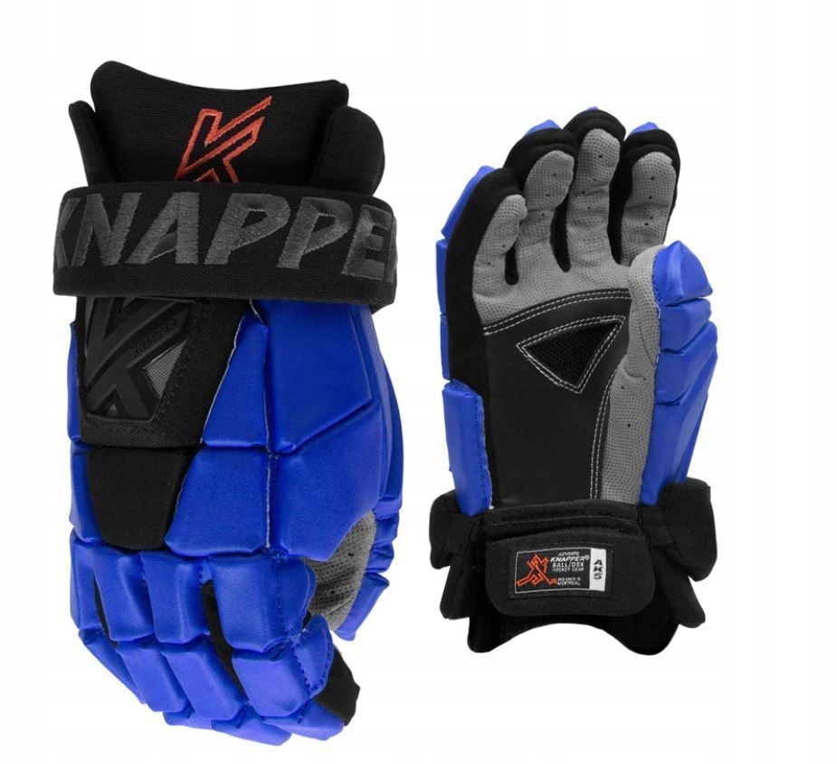 Knapper Hokejbalové rukavice Knapper AK5 Sr, Senior, modrá, 13"