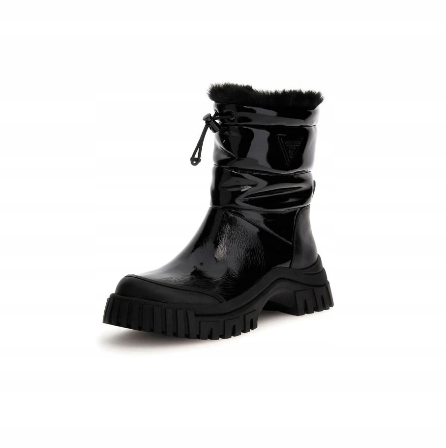 Guess Černé Lakované Sněhule (39)