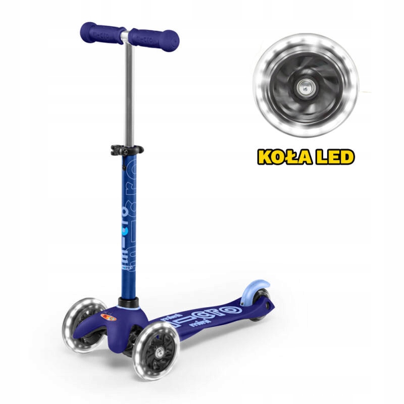 HULAJNOGA MINI MICRO DELUXE LED BLUE MMD142