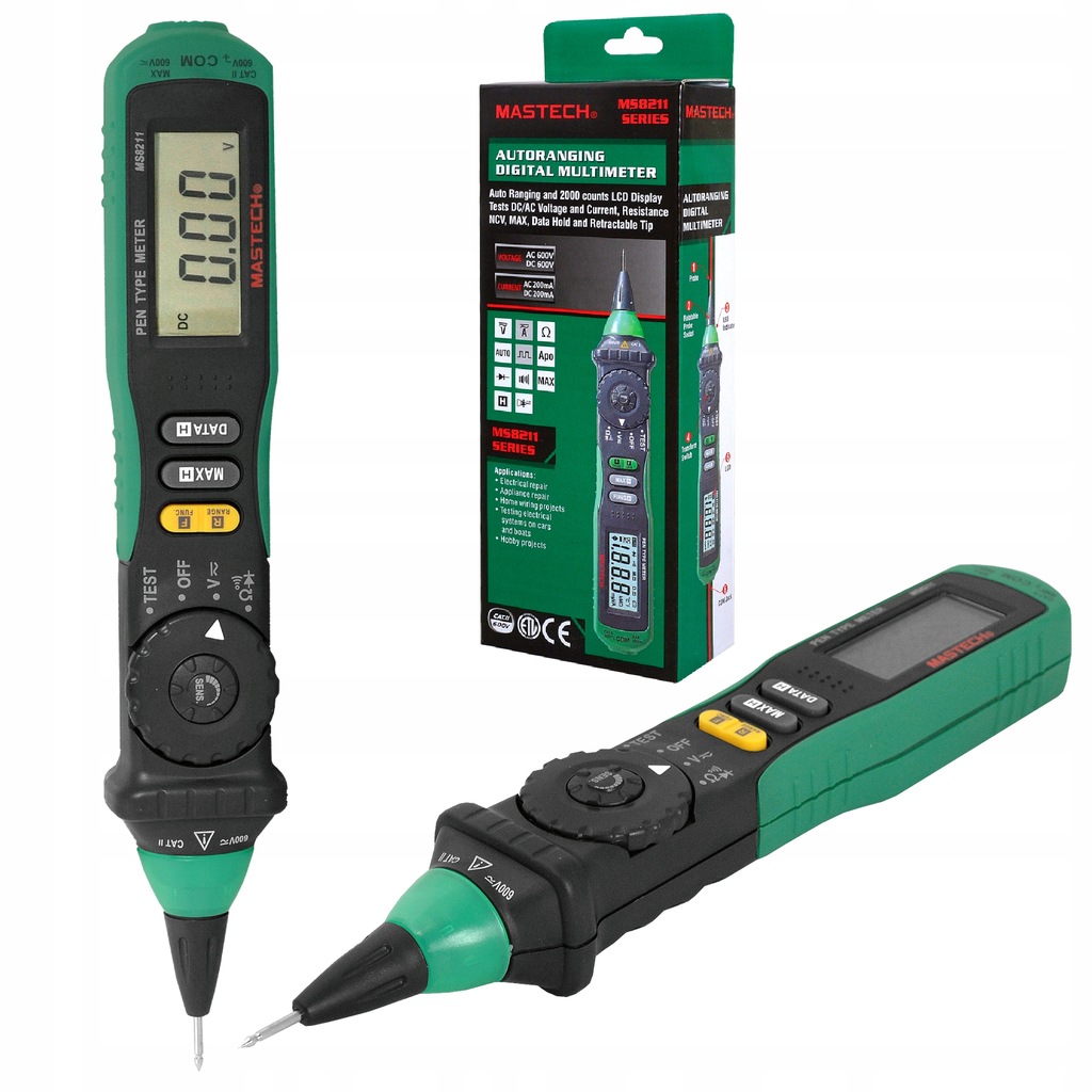 Univerzální Měřič Mastech MS8211 Kapesní Měřič Proudu