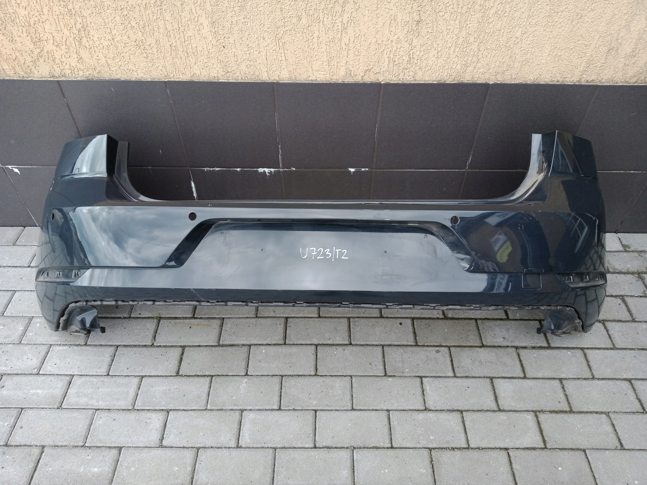 VW GOLF 7 VII HB LIFT 16- ZDERZAK TYŁ 5G6807421BK