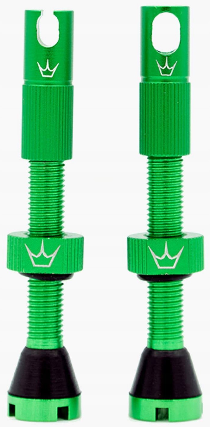 Peaty's Chris King Bezdušové ventilky 42mm Matte Emerald