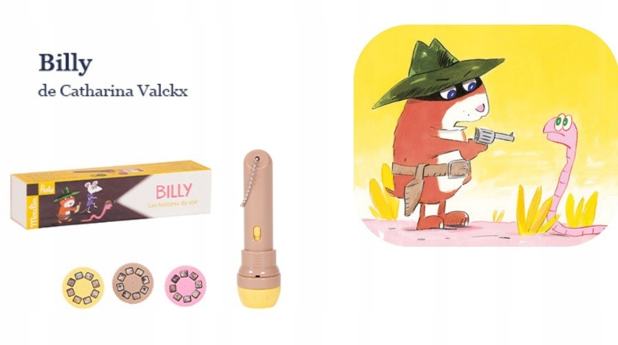 Moulin Roty mini projektor Latarka bajki na ścianę Marka Moulin Roty