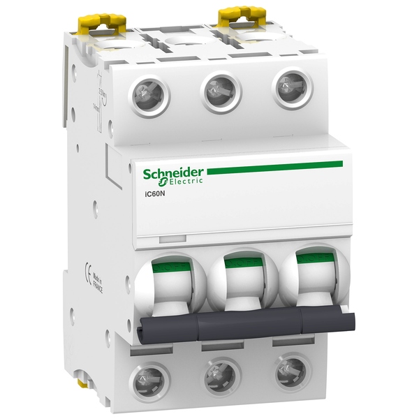 Schneider Electric nadproudový vypínač Acti9 iC60N 3P 4A C A9F74304