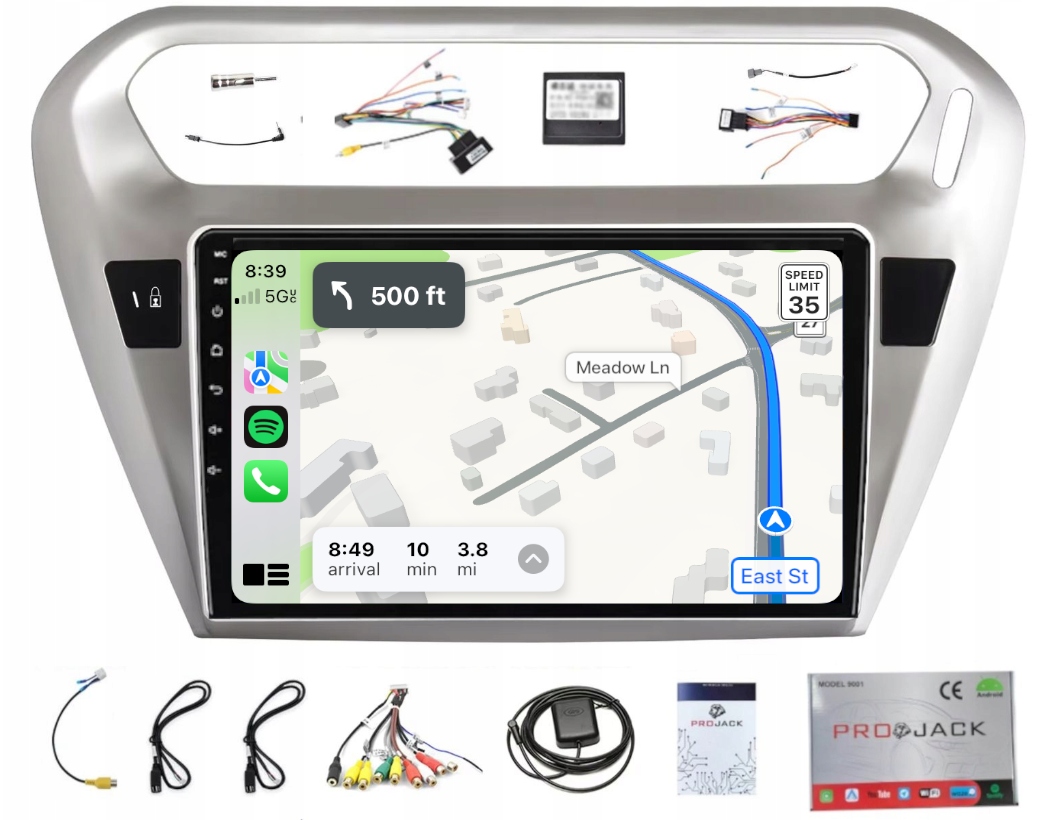 Gps Navigace Citroen C-elysse 2012-2021 Carplay Android Auto 2/64GB