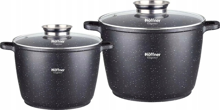 Sada Hrnců 4 El pro vývar Kotlíky Komplet Hrnce Hoffner