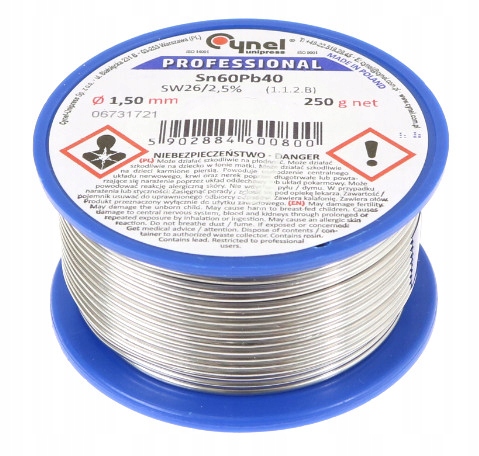 

Cynel Cyna Z Topnikiem Kalafonią 1,5mm Szpula 250g