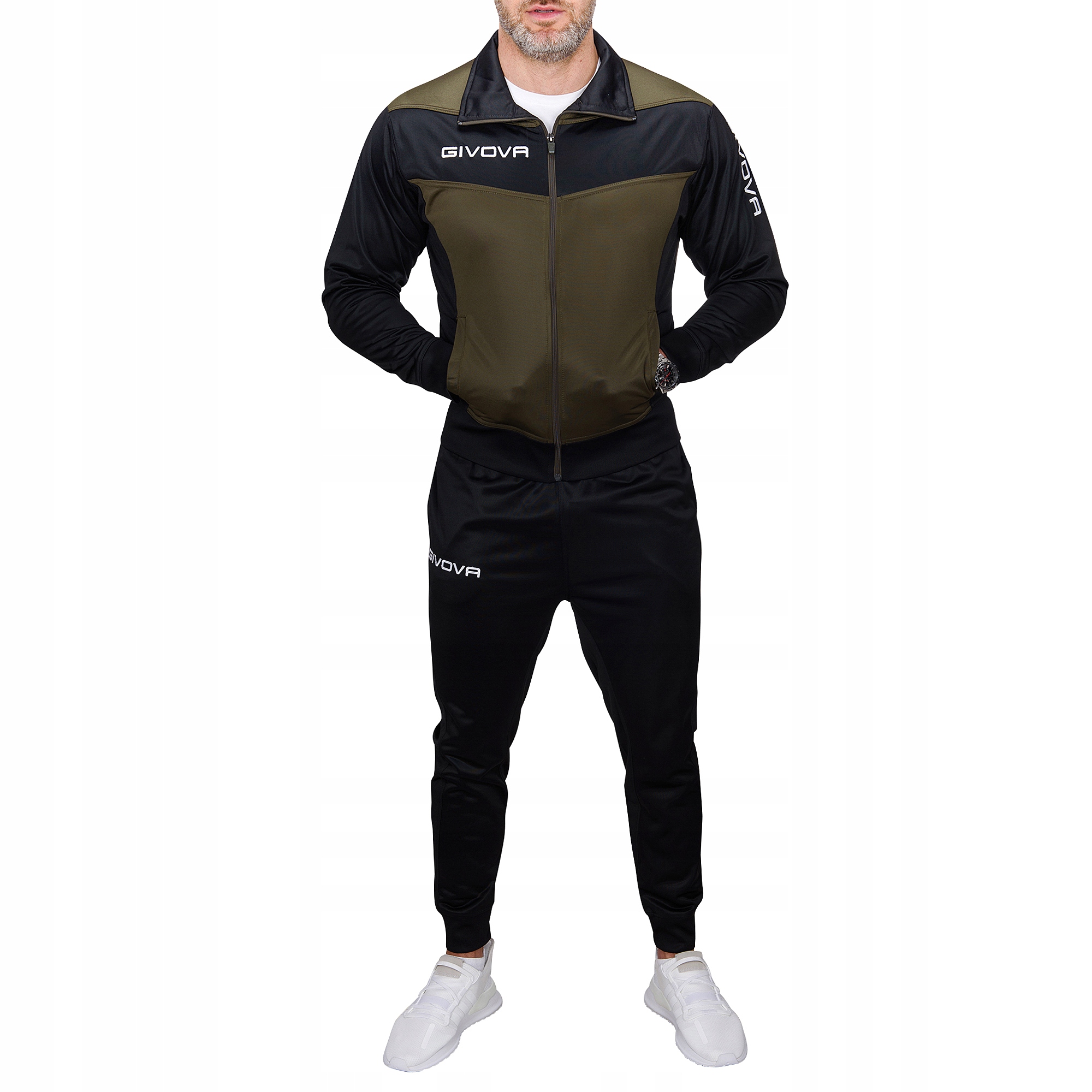 TR018-13 r. S GIVOVA VISA MĘSKI KOMPLET DRESOWY Rozmiar S