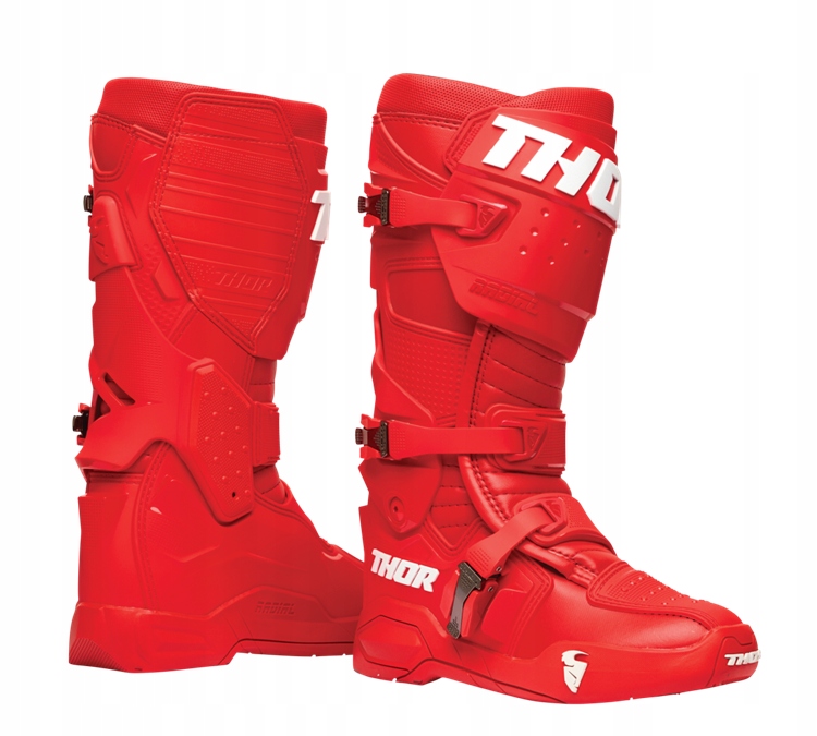 Thor Radial Boots Red pánske cross enduro off-roadové topánky 10 44,5