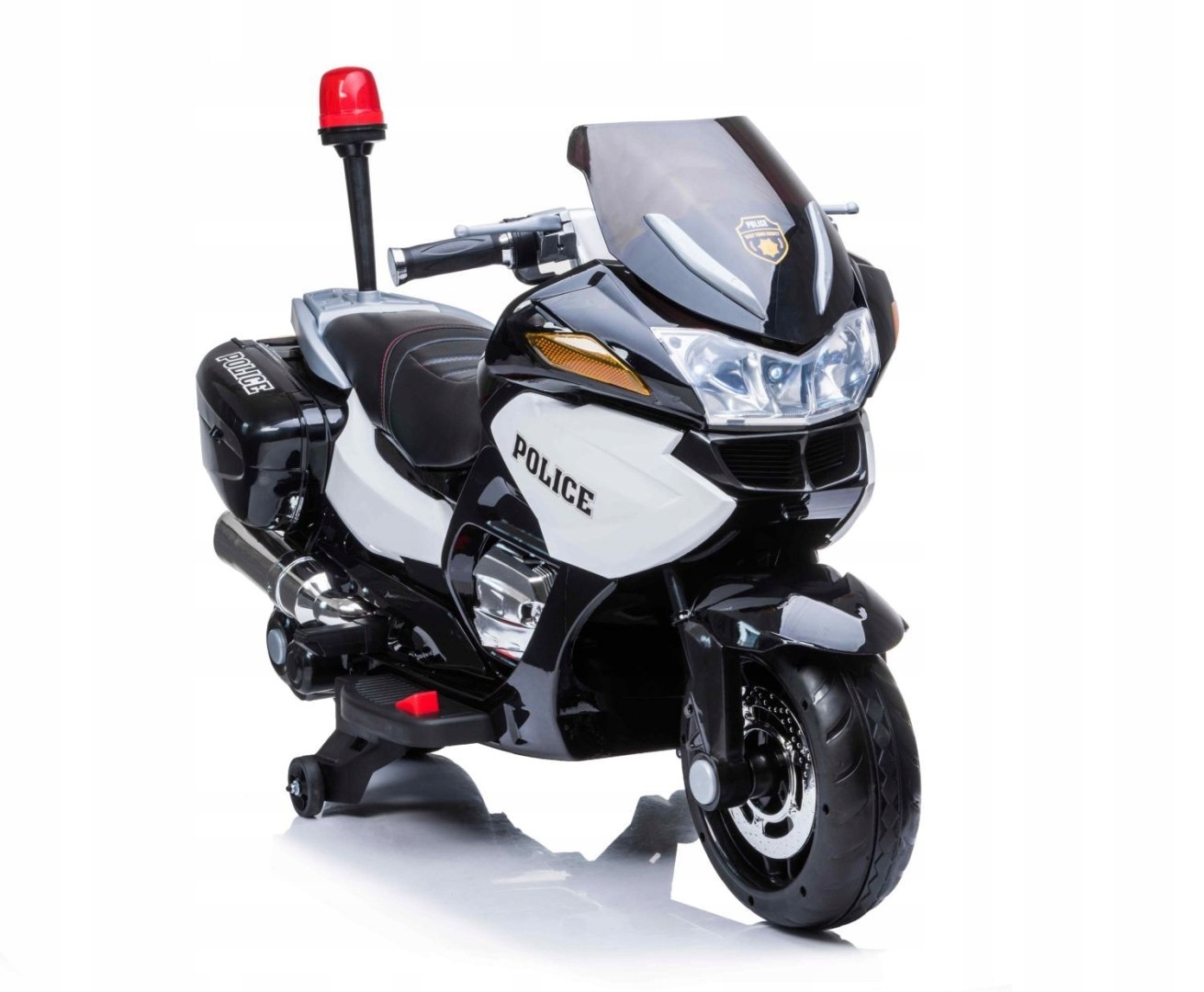 Największy Szybki Motor Ścigacz Policyjny 118, Miękkie Koła, Miękkie