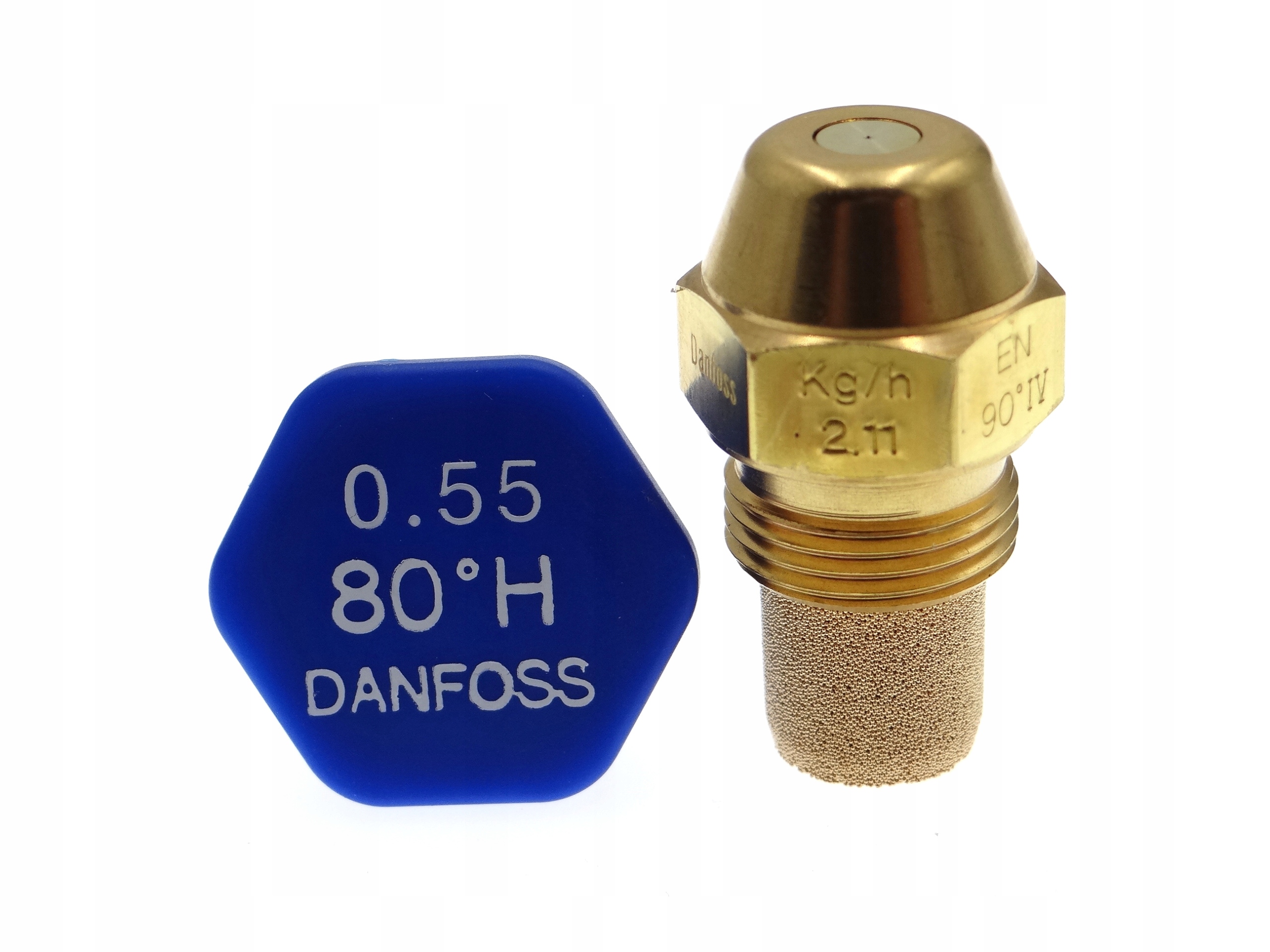 Tryska Danfoss pro olejové hořáky 0,55 USgal/h 80°H 2,11 Kg/h