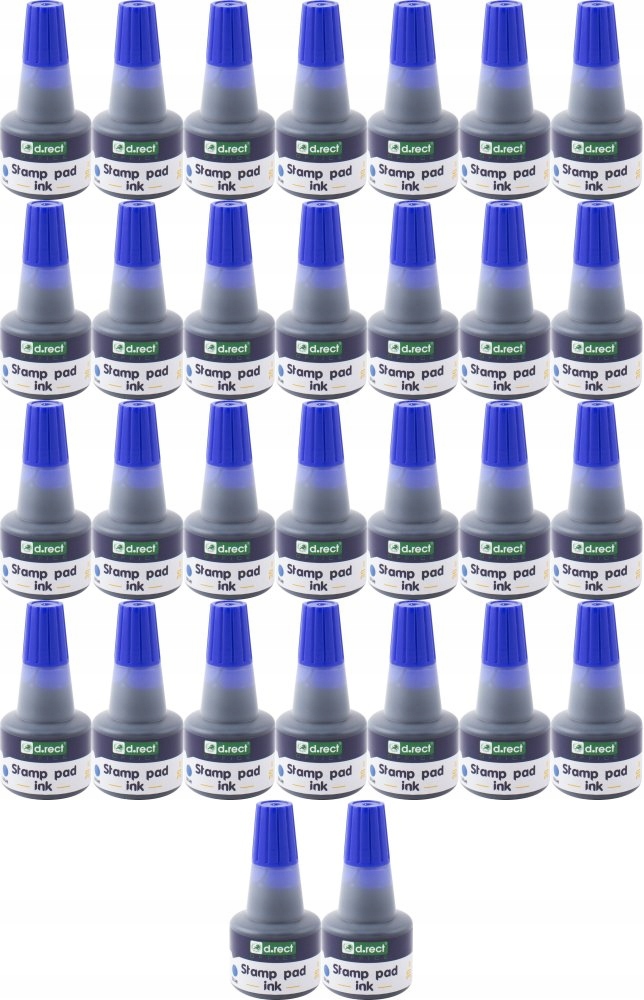 Tusz do stempli D.Rect 30ml niebieski x50