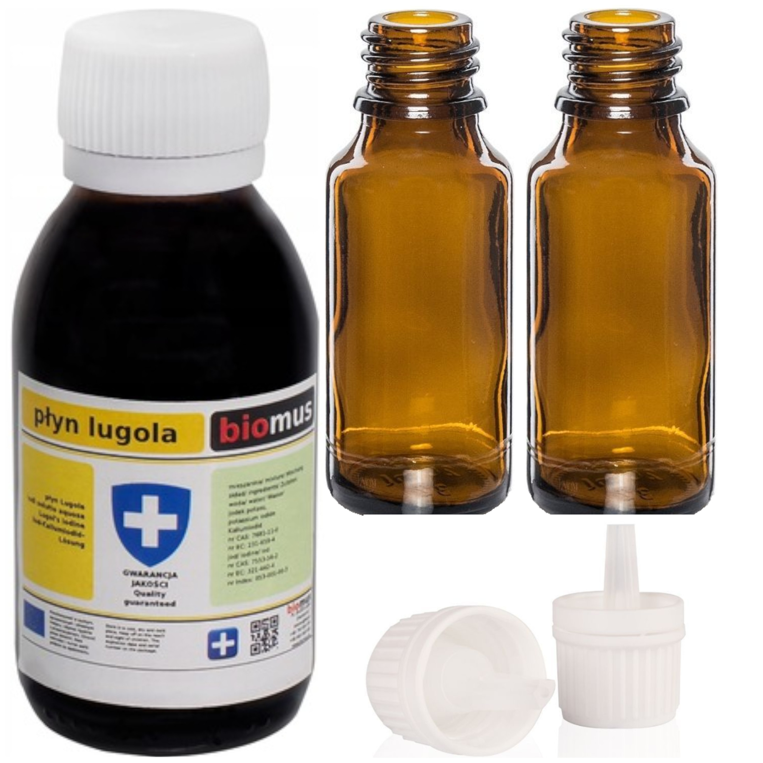 

Płyn Lugola 5% 100ml 2 x butelka z kroplomierzem
