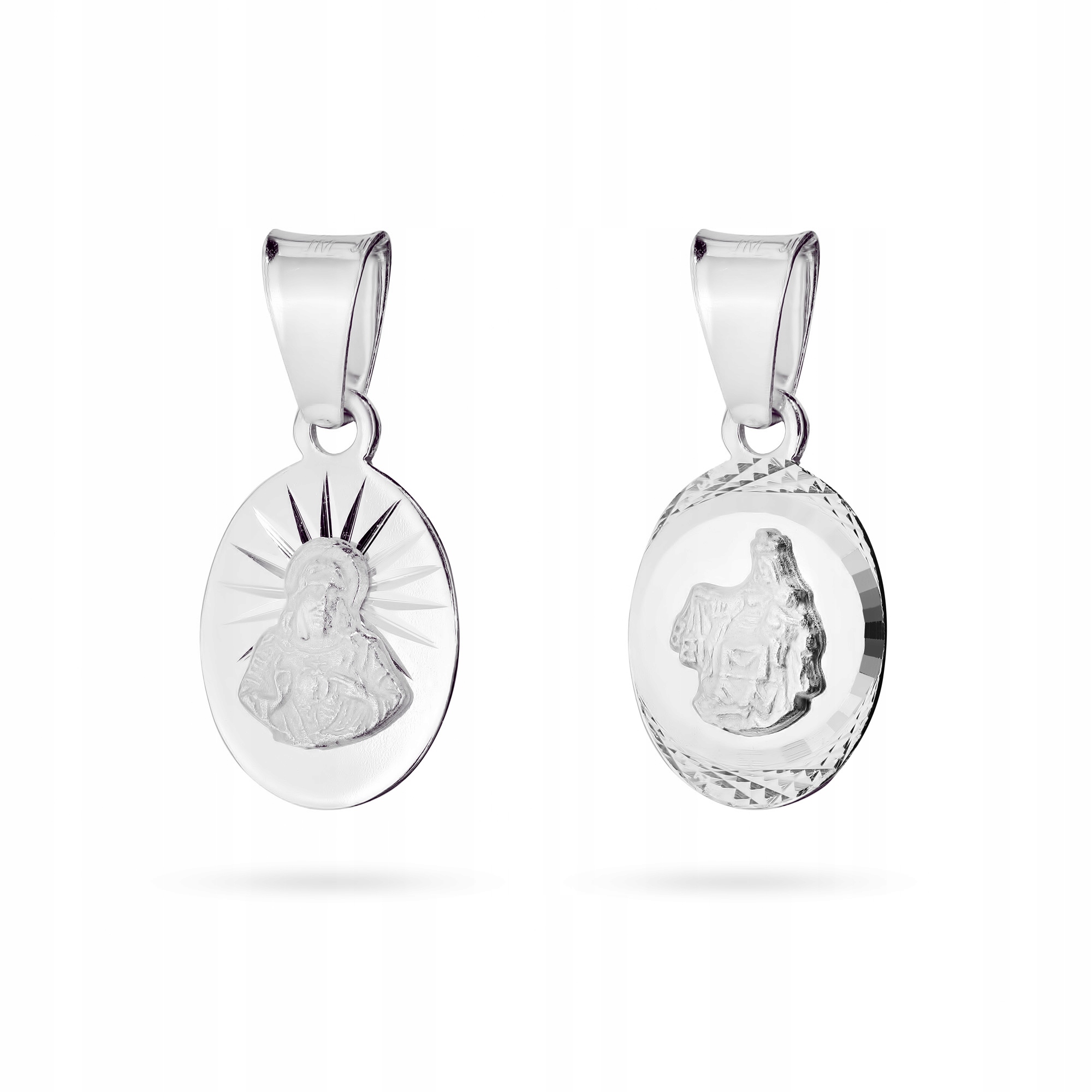 SREBRNY MEDALIK pr. 925 MATKA BOSKA SZKAPLERZNA